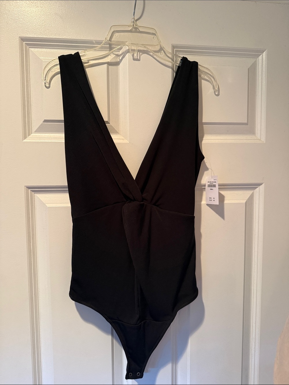 Abercrombie & Fitch Black Twist-Front One-Piece